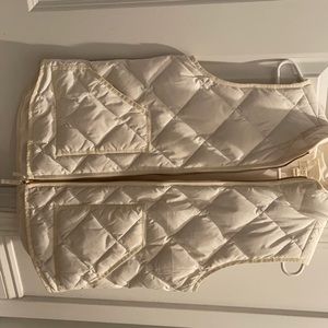 EUC cream J CREW vest!